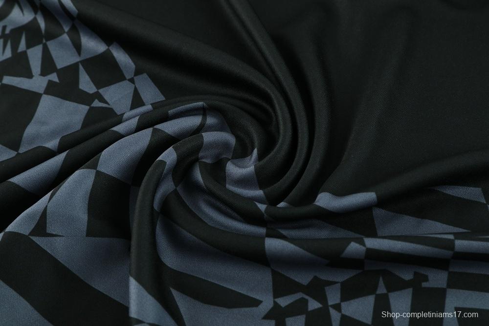 23/24 Newcastle Black S-2XL Half Zipper Jacket+Long Pants