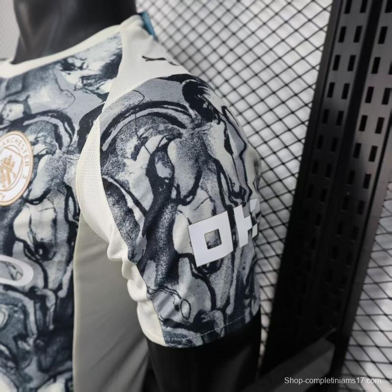 Player Version 25/26 Manchester City 2026 'Year of the Horse' Special Jersey