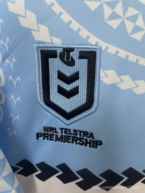 25/26 Cronulla-Sutherland Sharks Sky Blue with Indigenous Heritage Jersey