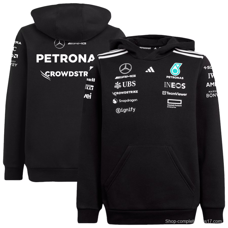 2026 F1 Mercedes-AMG Petronas F1 Team Black Hoodie