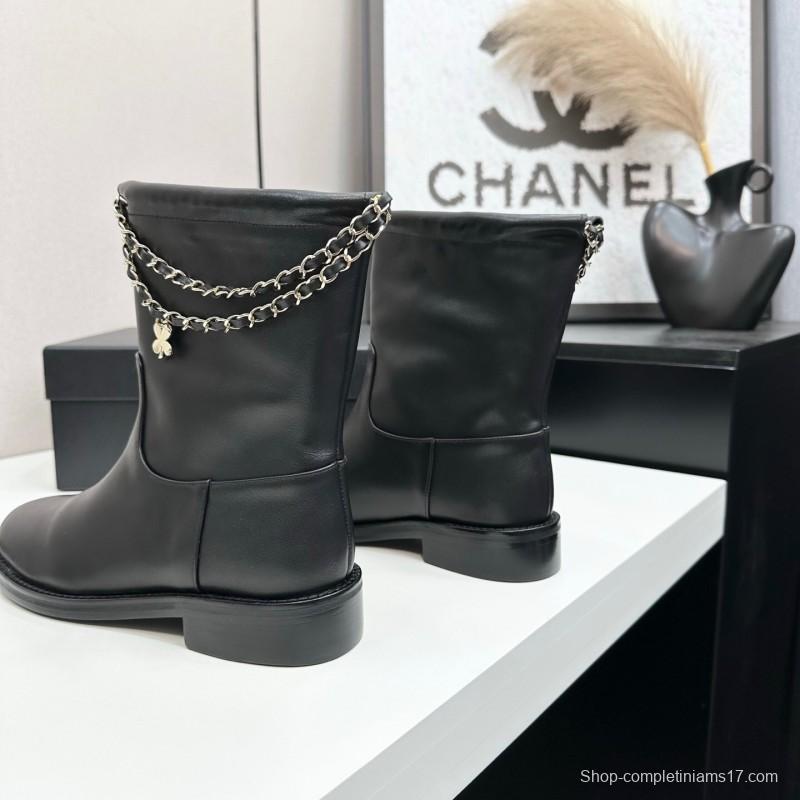 Chanel 2025 SS Short Boots Essential Fall Winter Item - LY00420