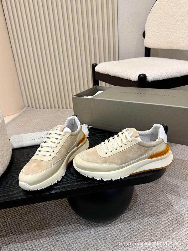 Brunello Cucinelli Casual Sneakers with Seasonal Colors and Leather Lining - KFY00320