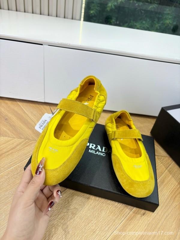 Prada Metal Toe Thin Sole Training Shoes Casual Shoes - LY00260