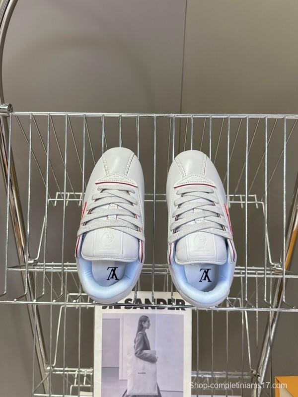 Louis Vuitton 2025 SS Pharrell Williams Collaboration Thick Sole Sneakers Retro Running Shoes - KFY00380