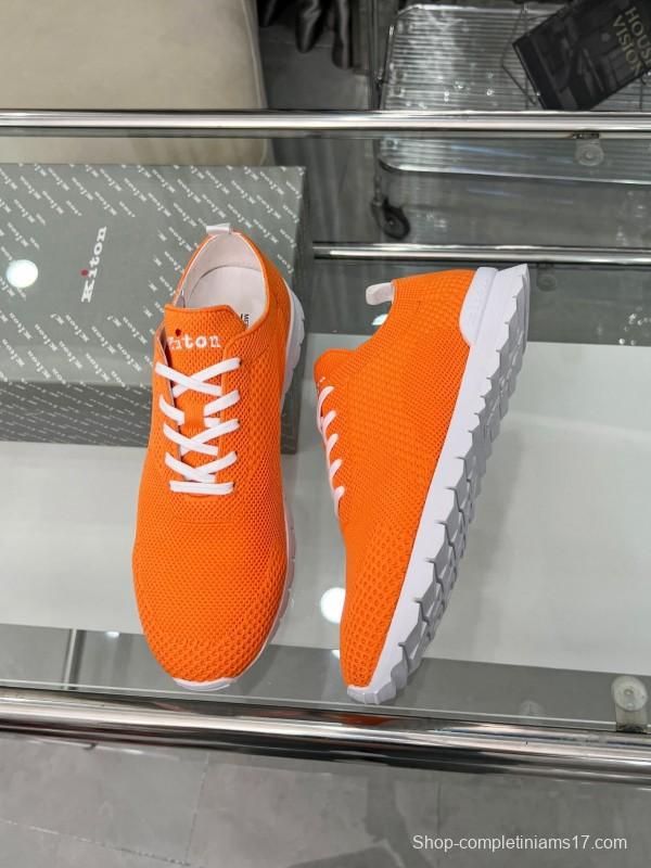 Kiton Four Seasons Classic Casual Knit Shoes - KFY00300