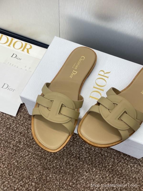 Dior D-Club Jelly Color Hollow Layered Cross Strap Women's Sandals - KFY00280