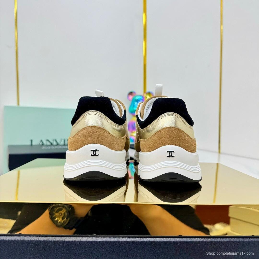 Chanel Spring/Summer 2025 Thick Sole Casual Sneakers - AS00310