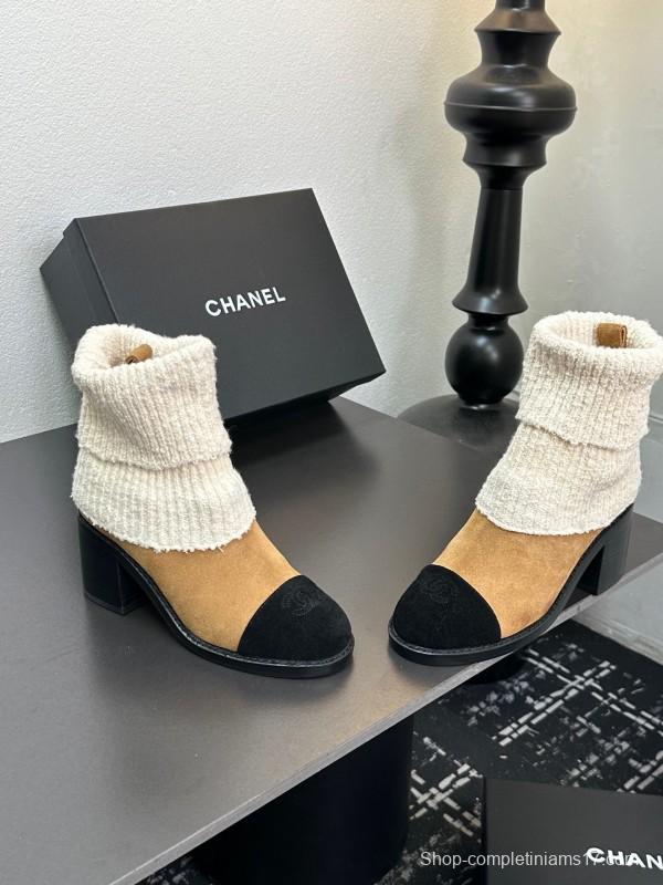 Chanel 2025 SS Short Boots Essential Fall Winter Item - LY00260
