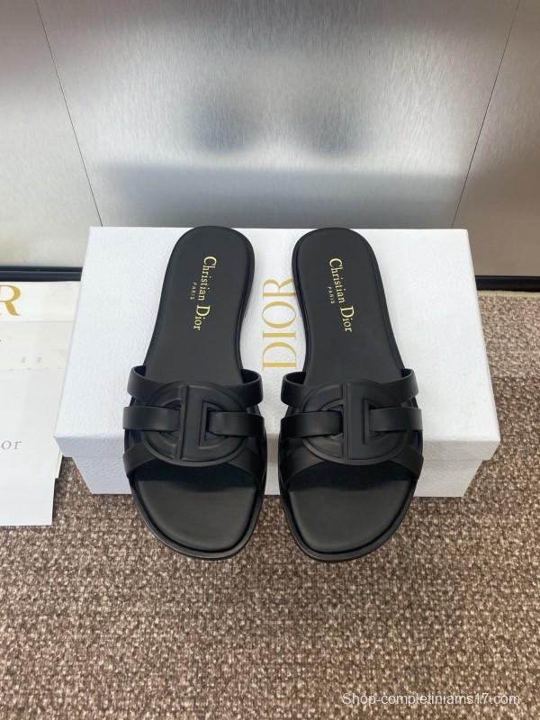 Dior D-Club Jelly Color Hollow Layered Cross-Strap Women Sandals - KFY00280