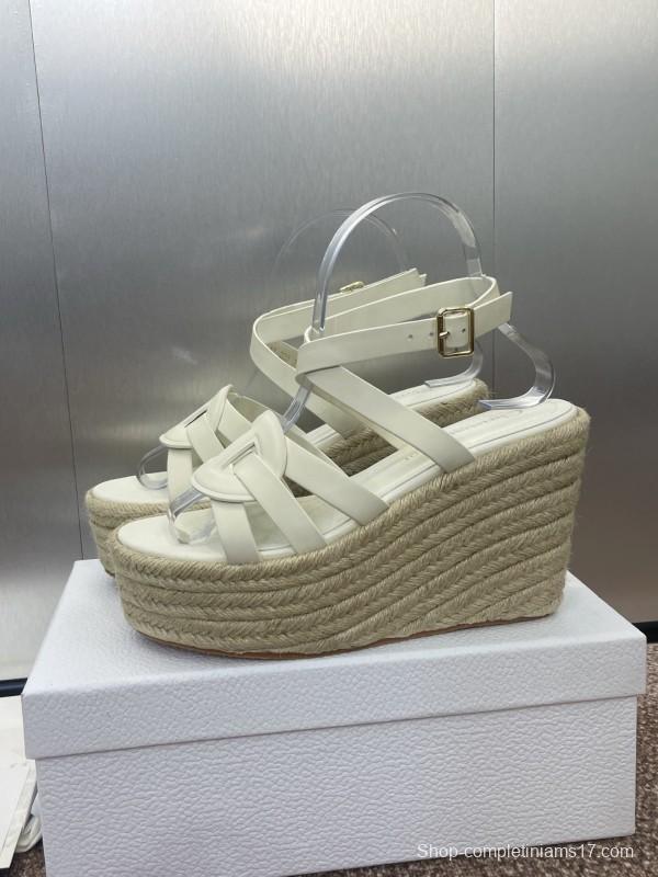Dior D-Club Jelly Color Hollow Layered Cross Strap Platform High Heel Women Shoes - KFY00290