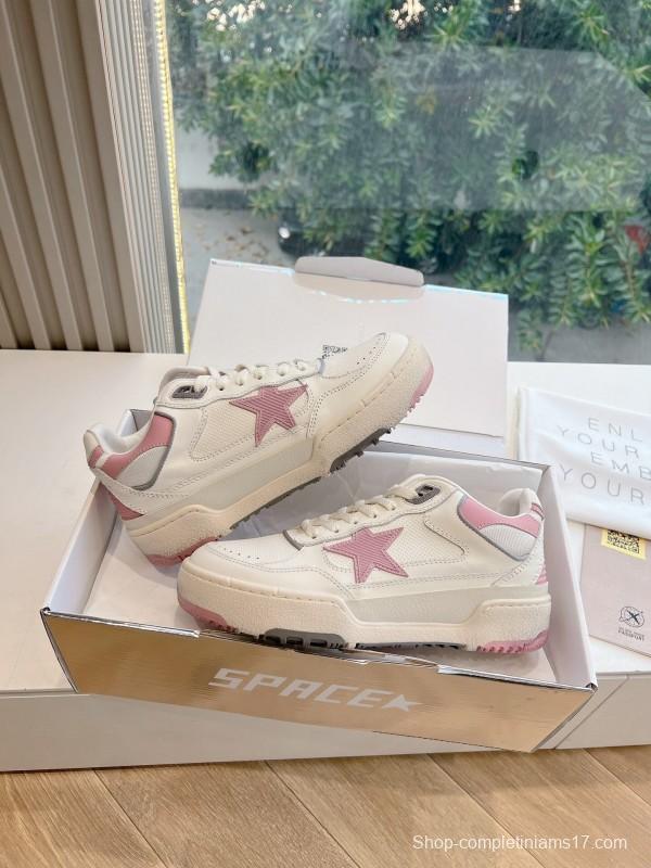 Golden Goose G411 Spring Summer Retro Running Shoes with Soft Sole - KFY00320