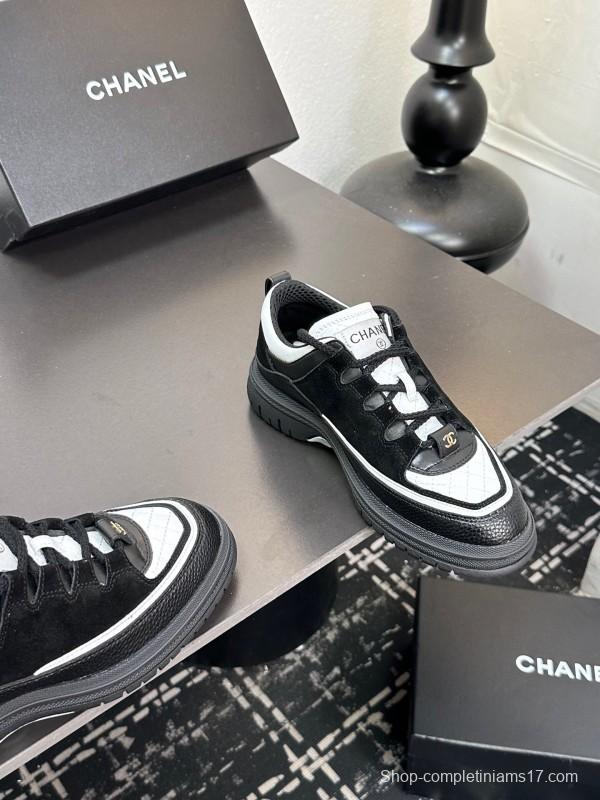 Chanel Spring/Summer 2025 Runway Thick Sole Sneakers - LY00320