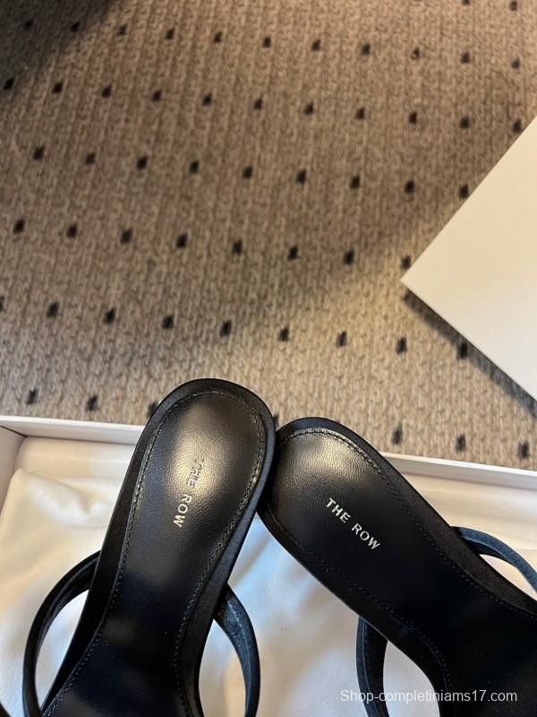 The Row 25ss Handwoven Bow Mule Sandals - KFY00280