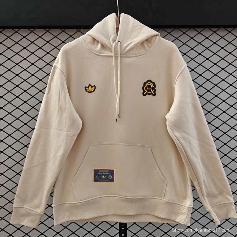 Adidas x Club America Retro Embroidered Logo Hoodie