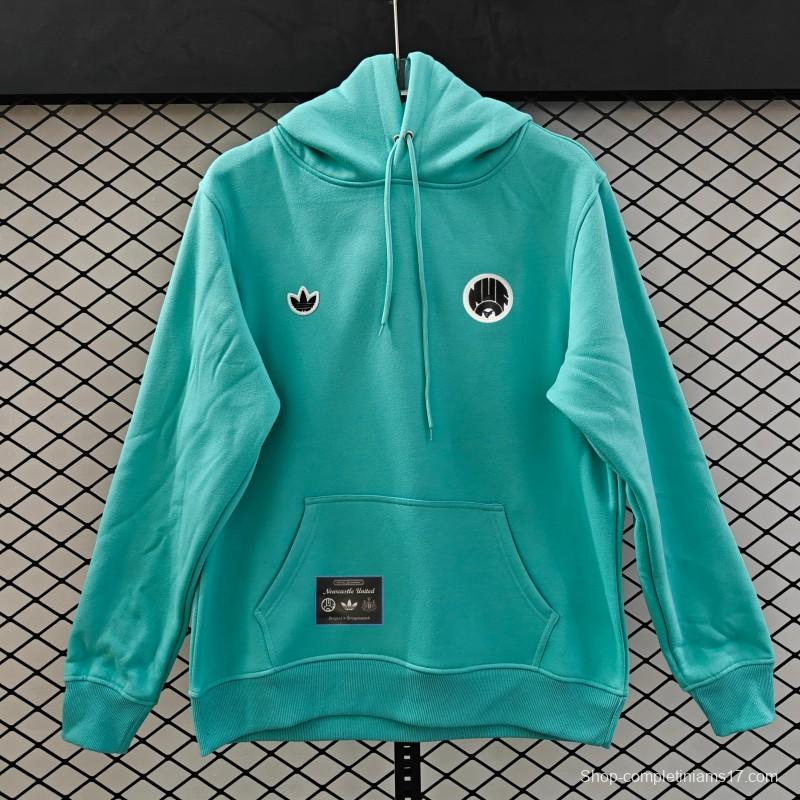 25/26 Adidas x Newcastle United Retro Embroidered Logo Hoodie 9 Colors