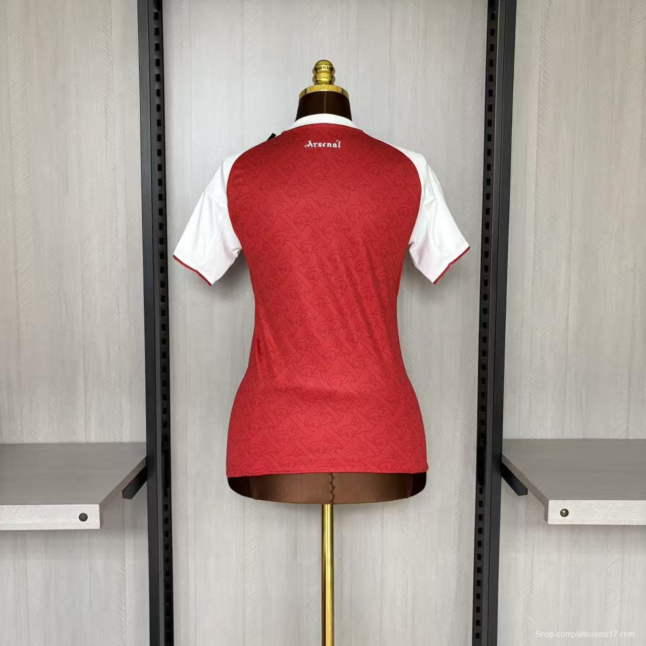 25/26 Women Arsenal Home Jersey