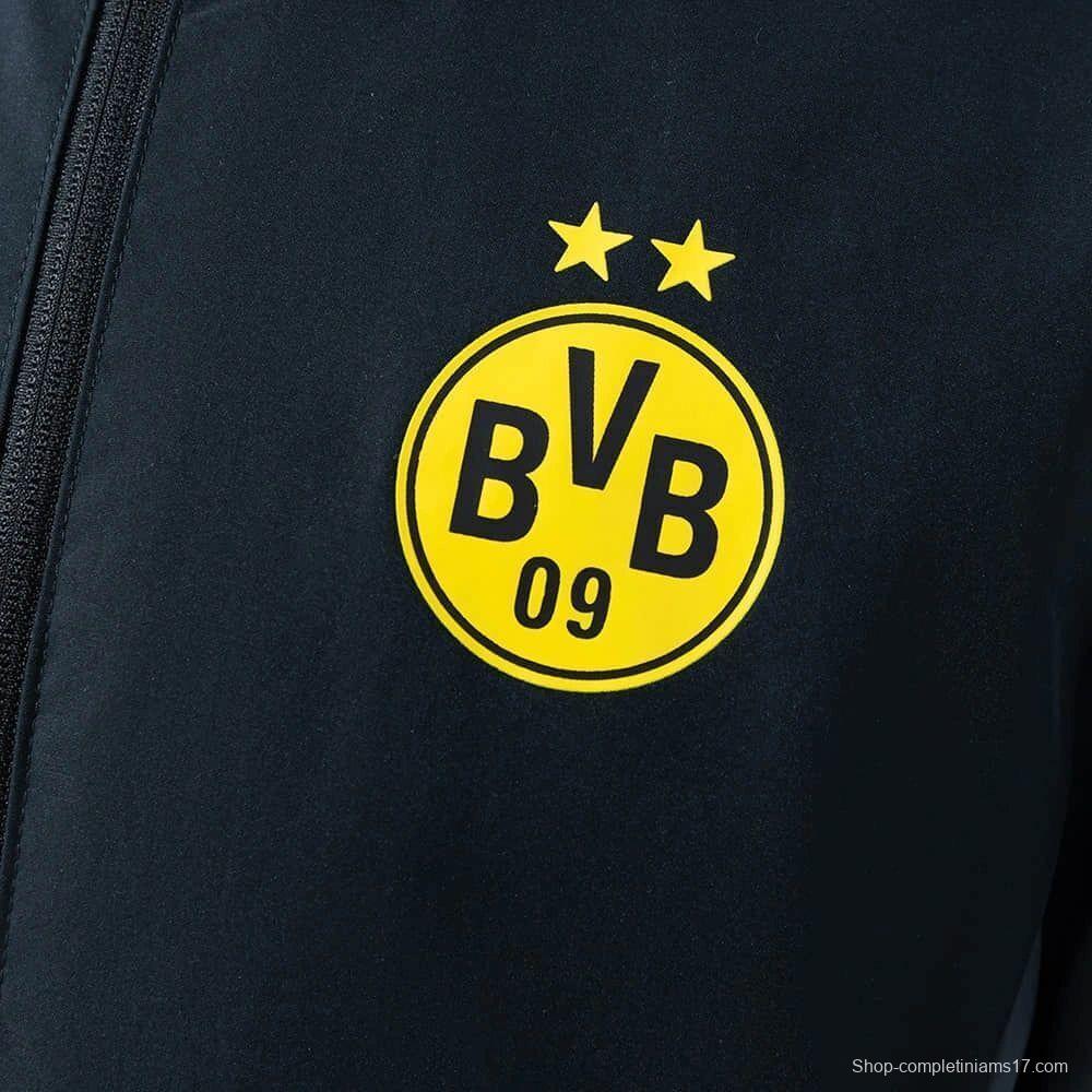 2026 Dortmund Black Reversible Jacket Windbreaker