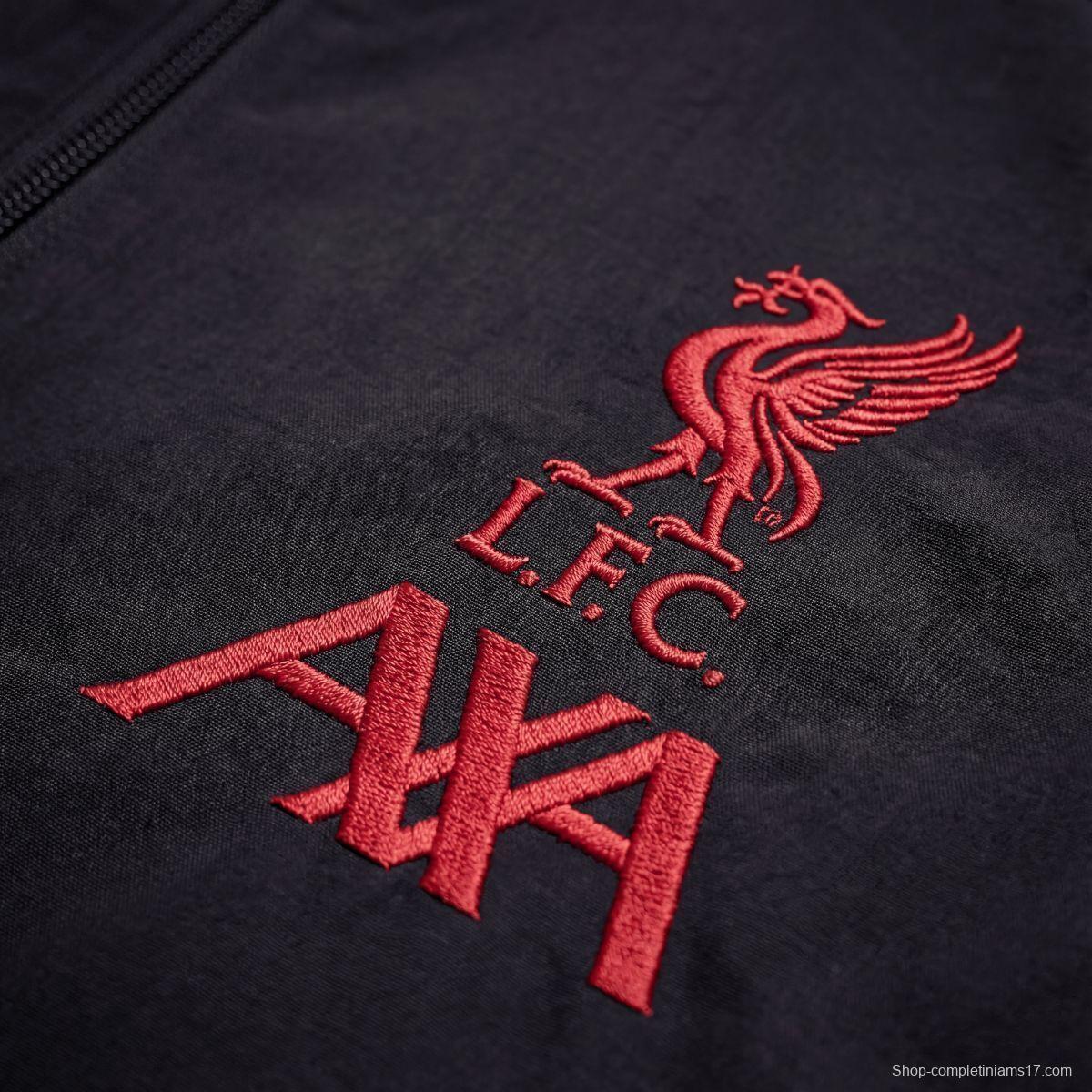 2026 Liverpool Black Jacket Windbreaker
