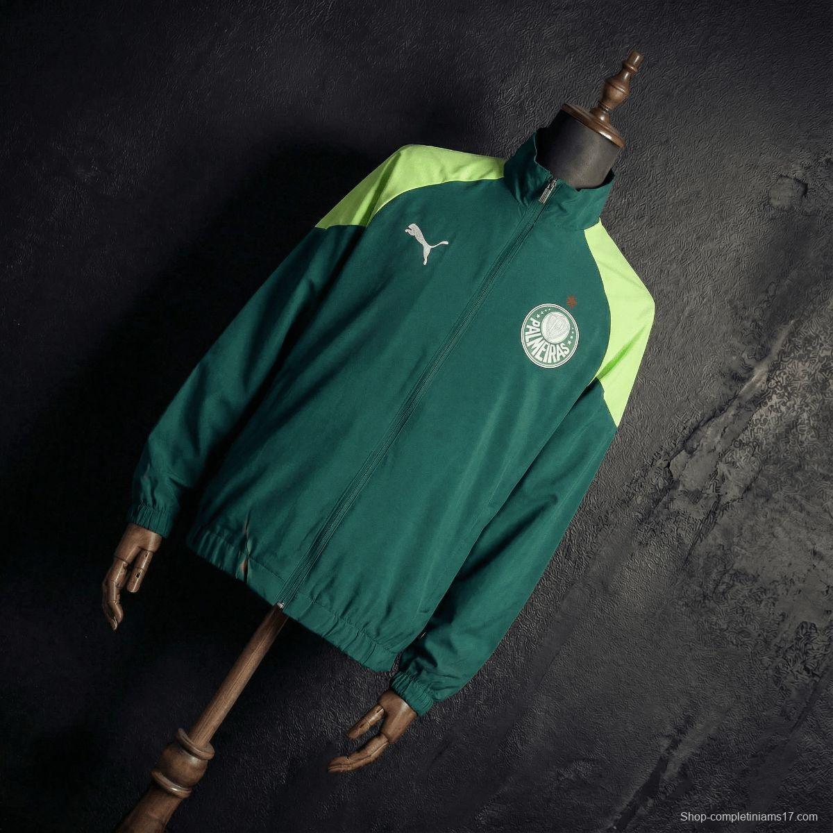 2026 Palmeiras Green Jacket Windbreaker