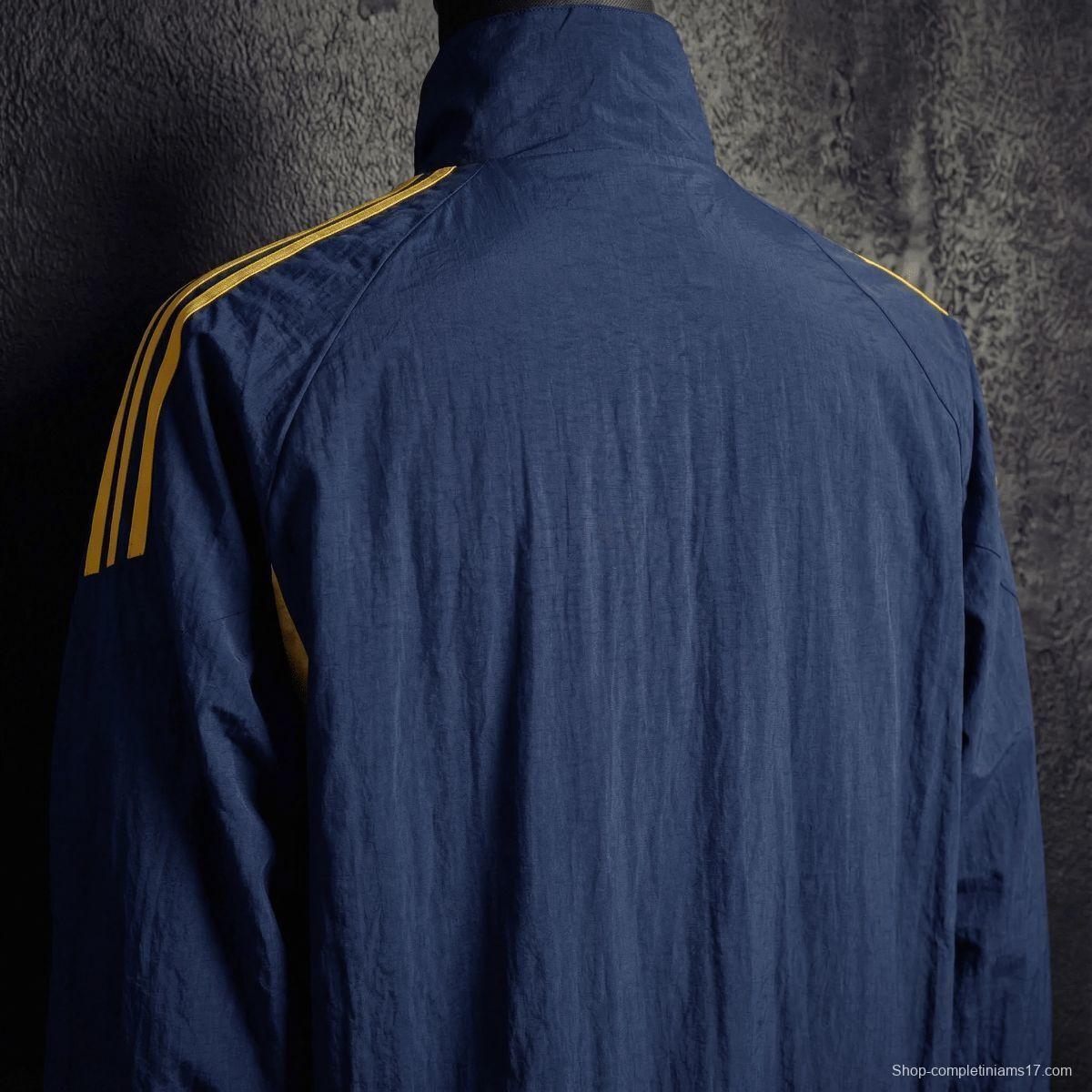 2026 Boca Juniors Black Jacket Windbreaker