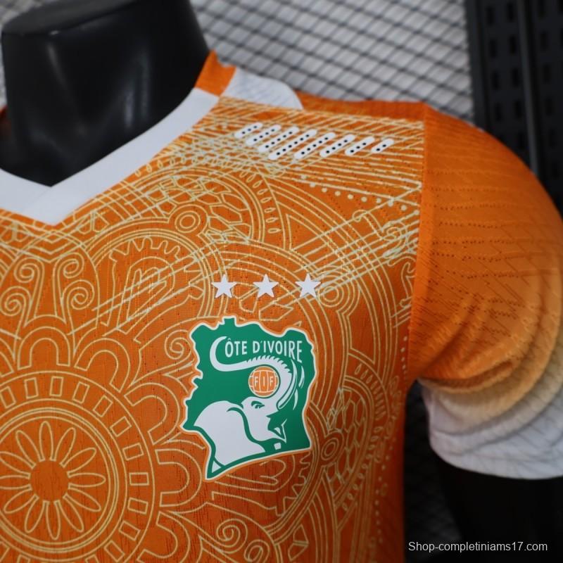 2026 Player Version Ivory Coast Special Edition Orange Jersey