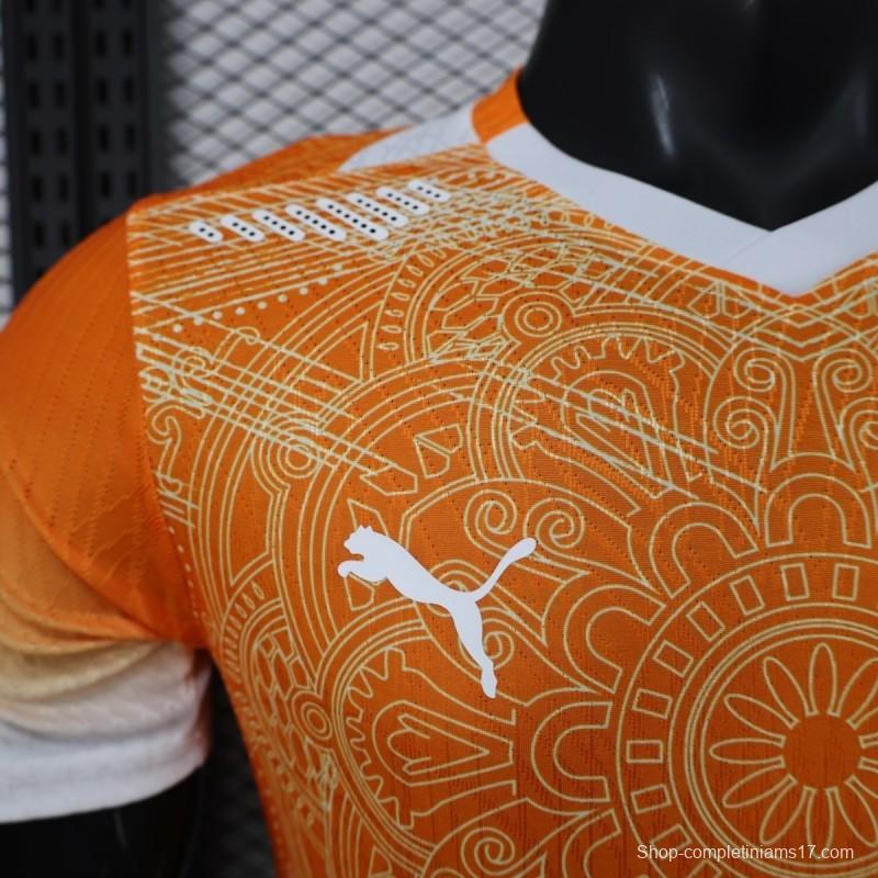 2026 Player Version Ivory Coast Special Edition Orange Jersey