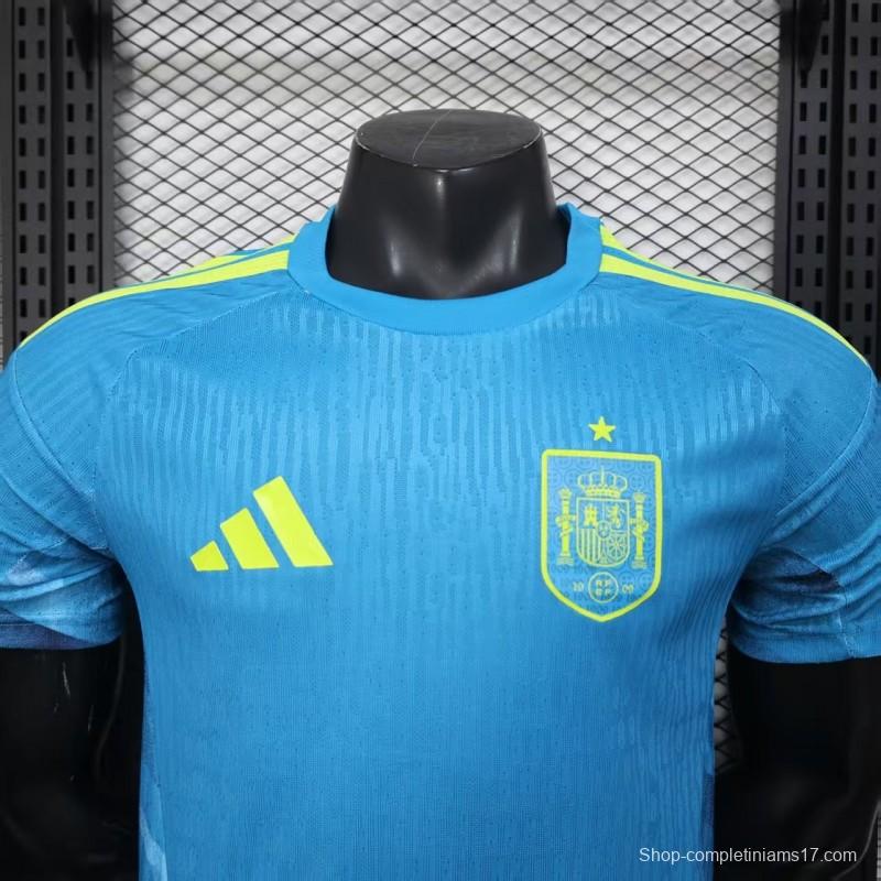 2026 Player Version Spain Away Blue Jersey