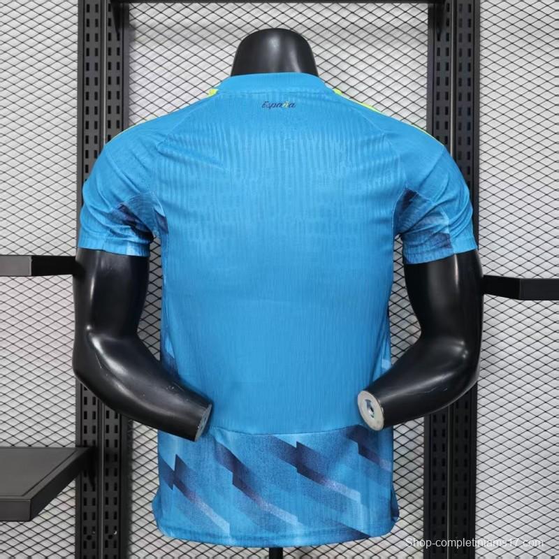 2026 Player Version Spain Away Blue Jersey
