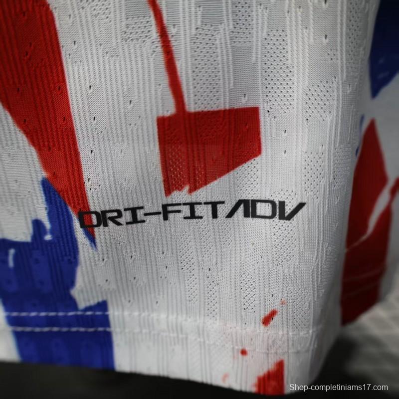 2026 Player Version France White with Blue and Red Brushstrokes
Special Edition Jersey