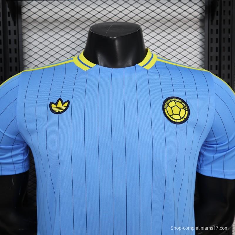Player Version 2026 Colombia Blue Terrace Icons Jersey