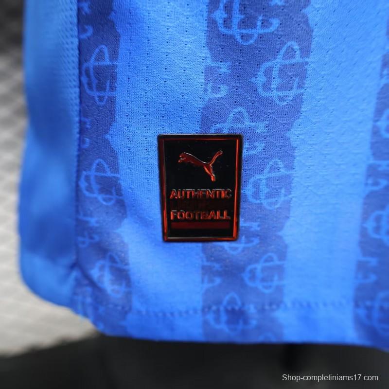 Player Version 26/27 Chivas Guadalajara Away Blue with Dark Stripe Pattern Jersey