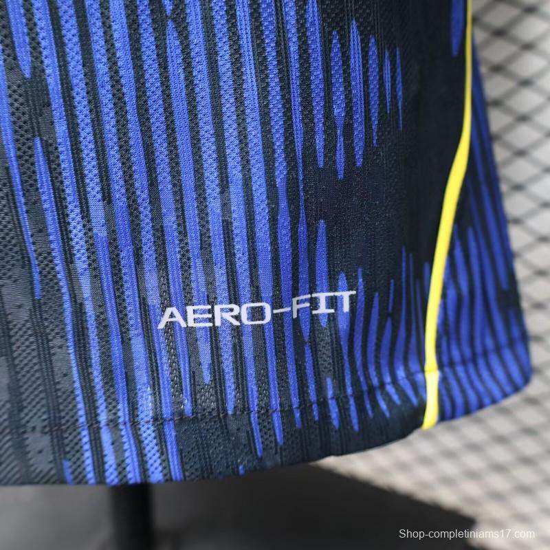 Player Version 2026 Brazil × Jordan Brand Away Navy Blue Jersey