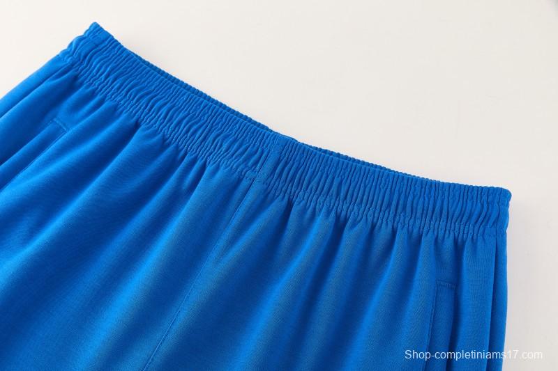 26/27 Real Madrid Royal Blue Pullover Hooded Tracksuit + Long Pants