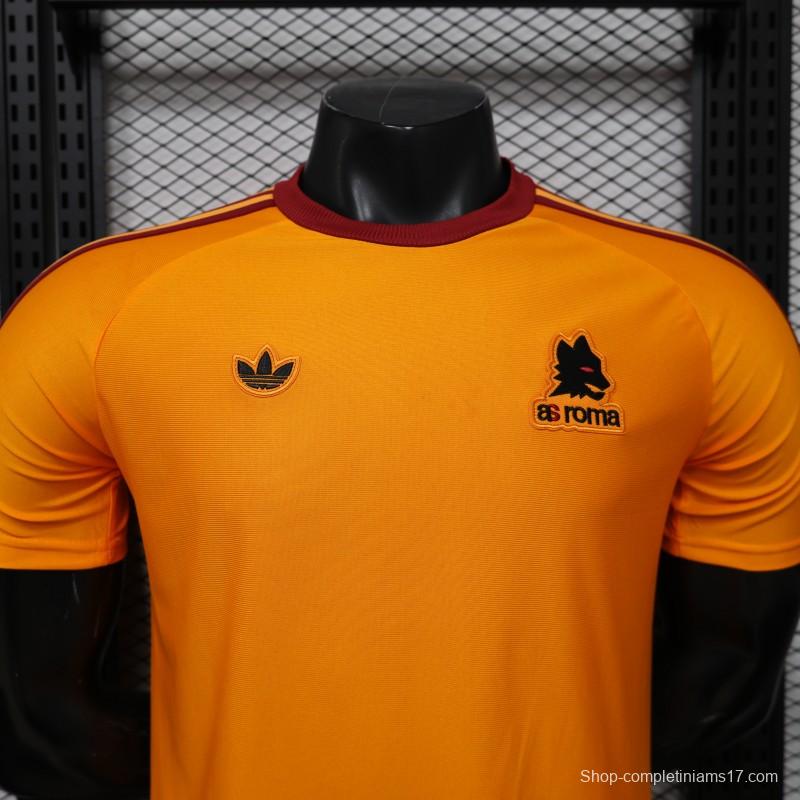 Player Version 26/27 AS Roma x Adidas Originals Orange Special Edition Jersey
