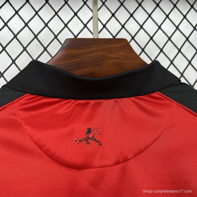 25/26 AC Milan x Slam Jam Limited Edition Long Sleeve Red Forth Jersey