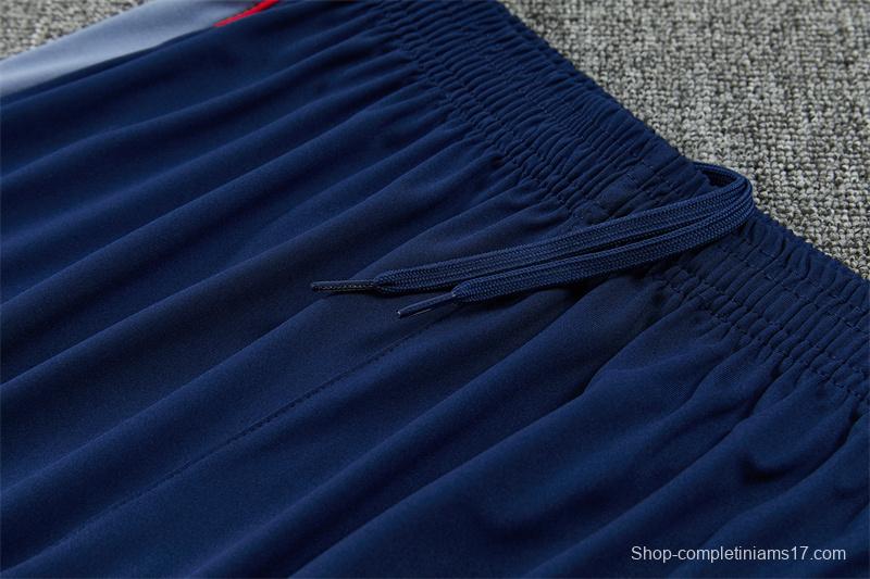 2026 England Navy Blue  Half Zipper Jacket Tracksuit + Long Pants (Nike)