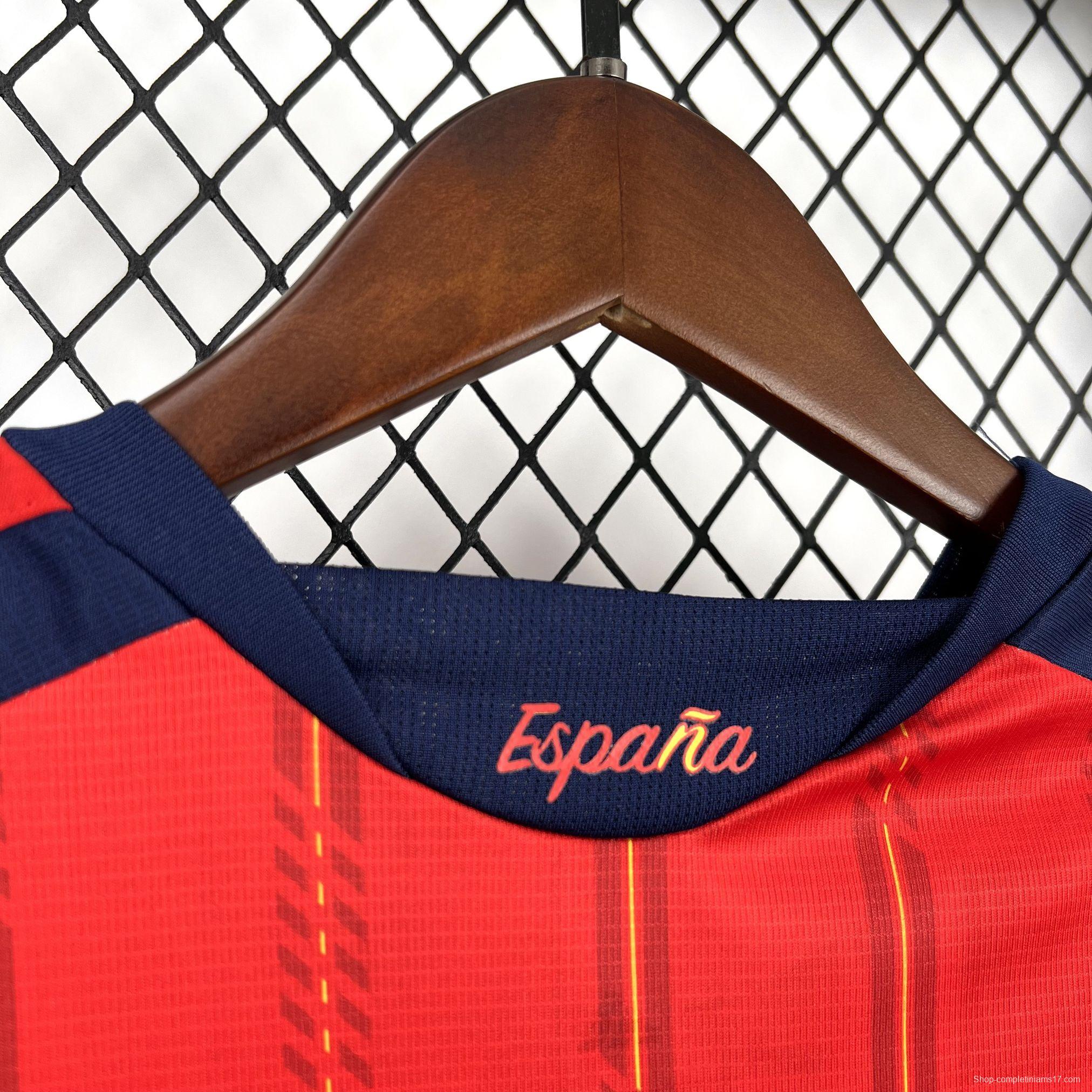 2026 Womens Spain World Cup Home Jersey