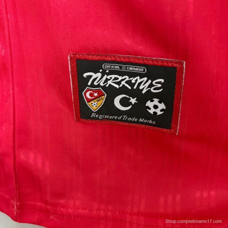1996 Retro Türkiye Home Jersey