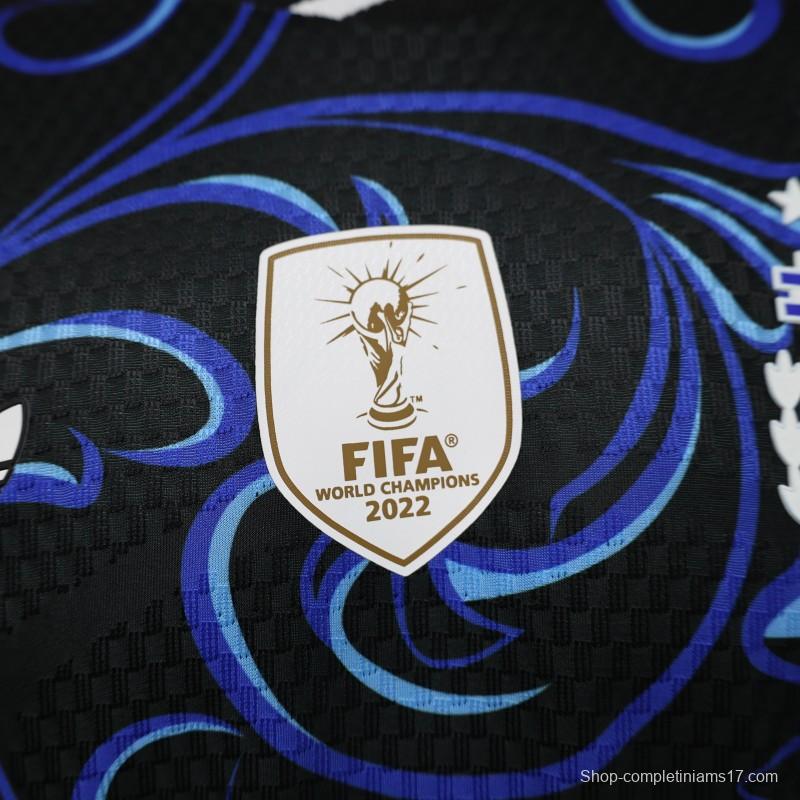 Player Version  26/27  Argentina  Black & Blue  Long Sleeve Jersey