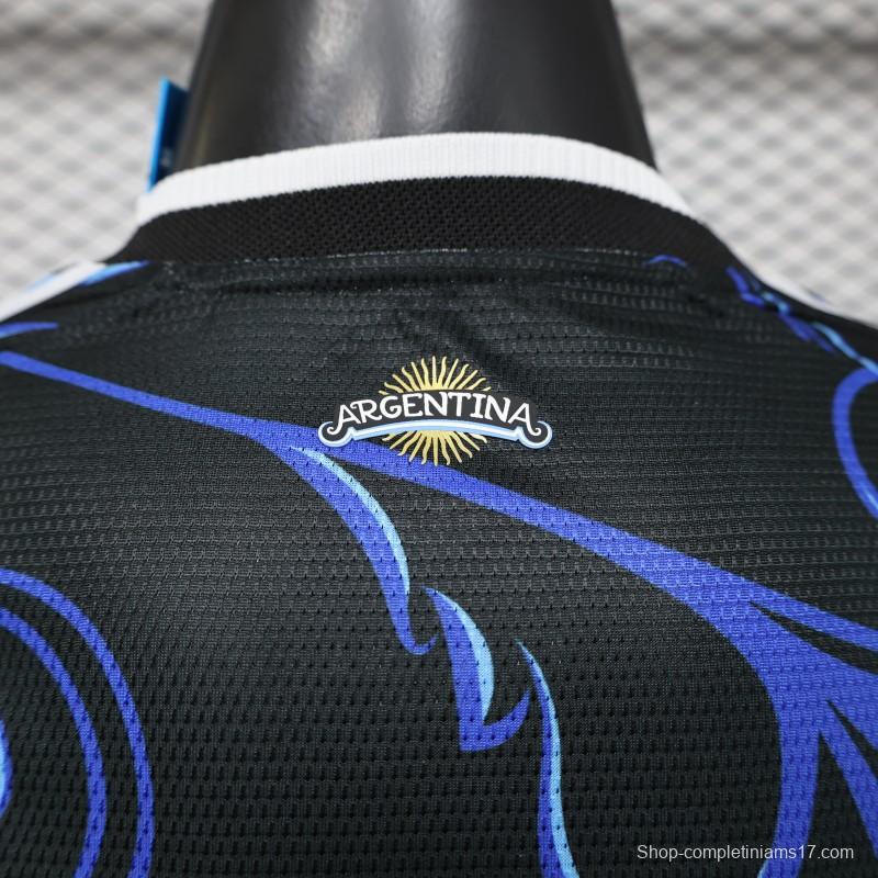 Player Version  26/27  Argentina  Black & Blue  Long Sleeve Jersey