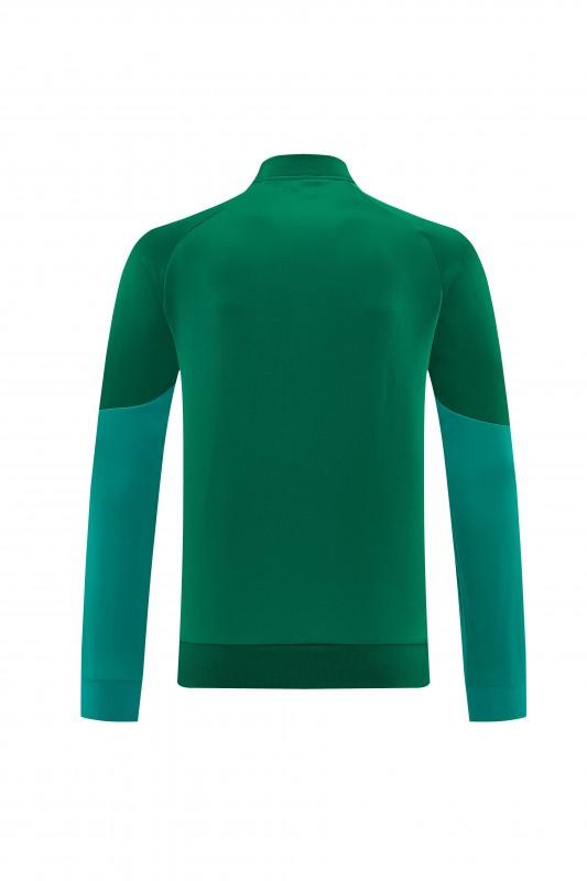 26/27 Algeria  Dark Green  Zipper Training Jacket Tracksuit + Long Pants (Adidas)