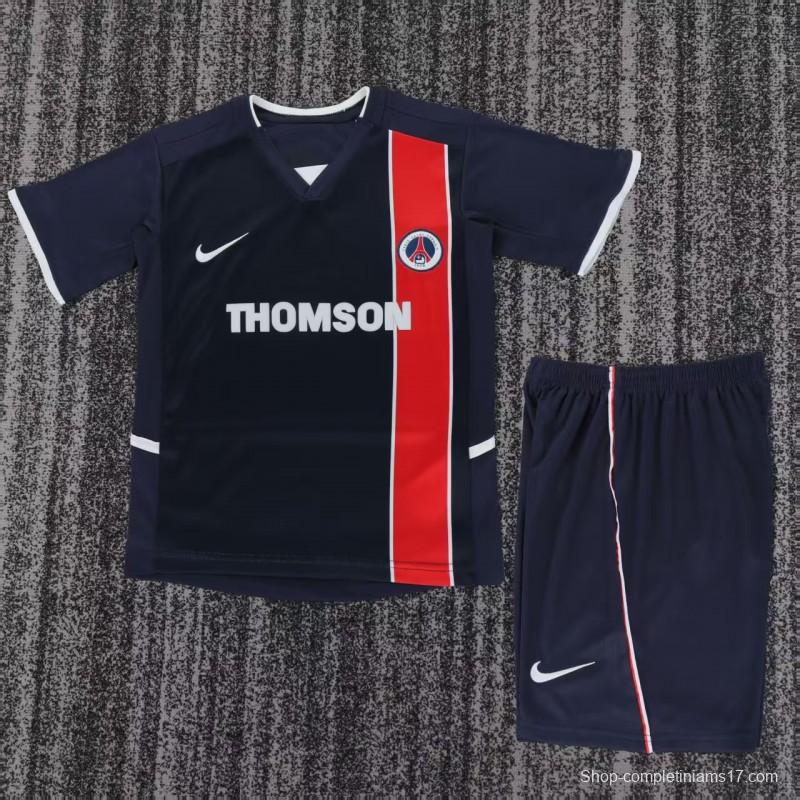 Retro Kids 02/03 PSG/Paris Saint-Germain Home Jersey