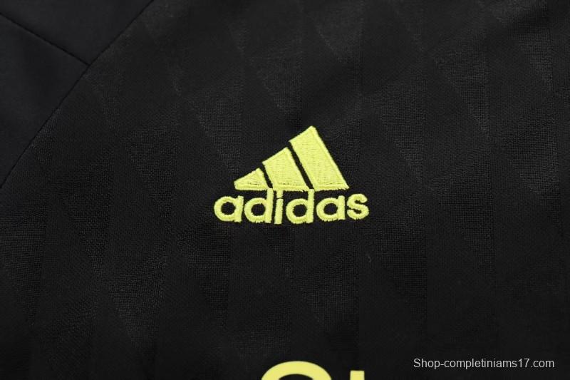 Retro 2010/11 Kids Liverpool Black & Yellow Away Jersey