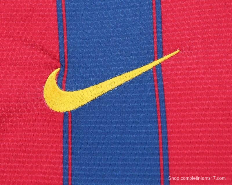 Retro Kids 09/10 FC Barcelona Home Jersey