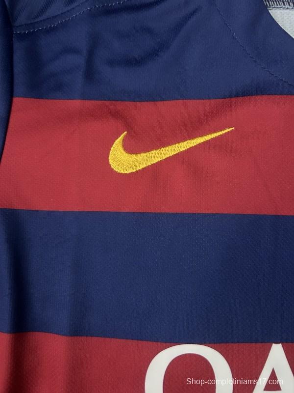 Retro Kids 15/16 FC Barcelona Home Jersey
