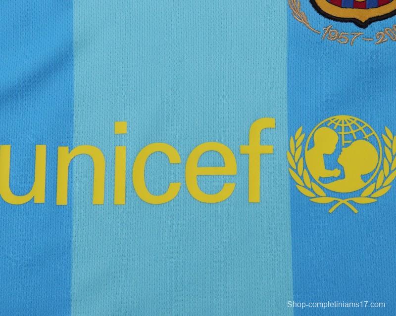 Retro Kids 07/08 FC Barcelona Away Jersey