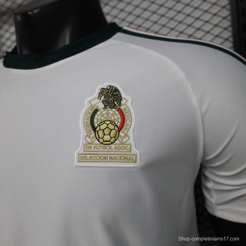 Player Version 2026 Mexico Away White Jersey