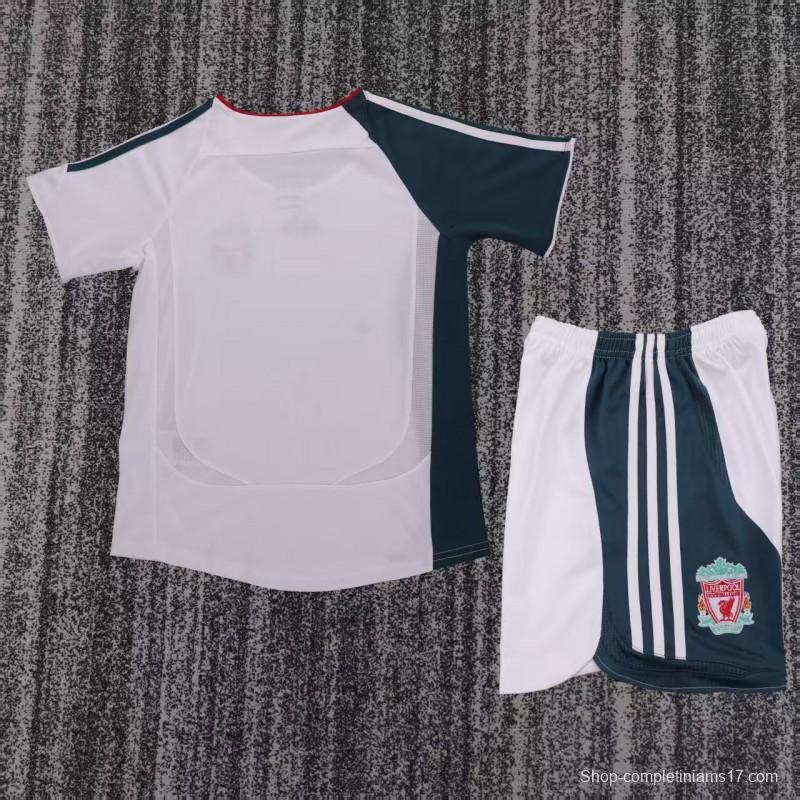 Retro Kids 06/08  Liverpool Away Jersey