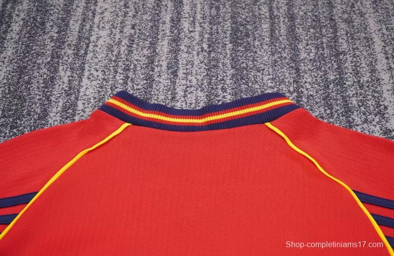 Retro Kids 1998 Spain Home Jersey
