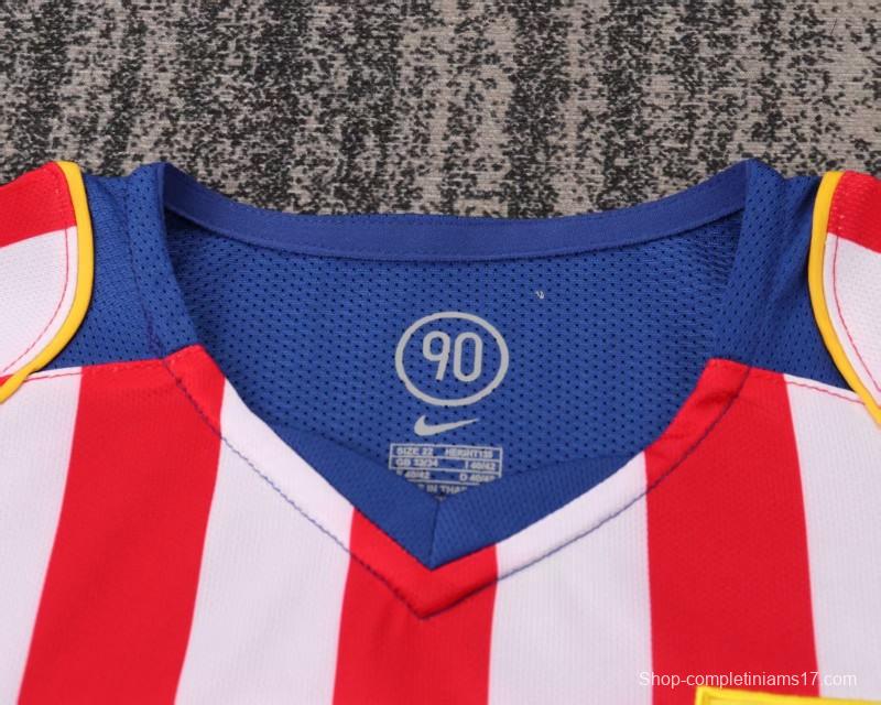 Retro Kids 04/05 Atletico Madrid Home Jersey